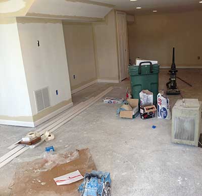 inside remodel